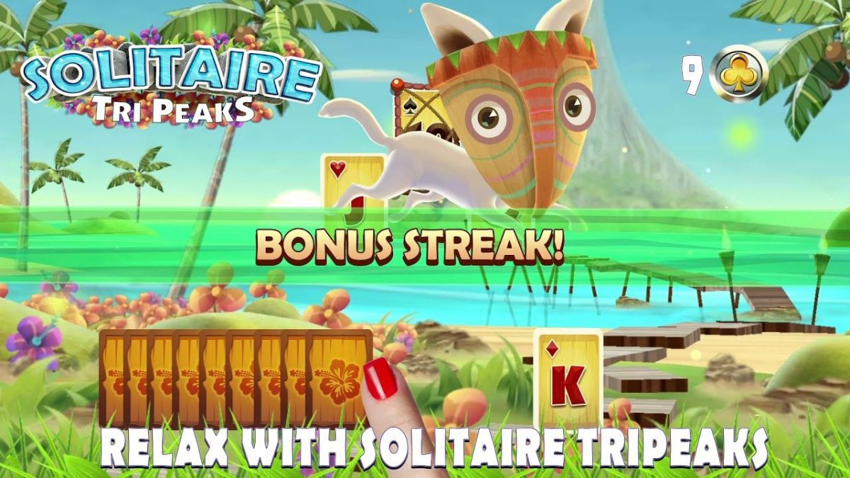 Tiki Solitaire TriPeaks Improve your gaming skills in autisticgames and dominate every game
